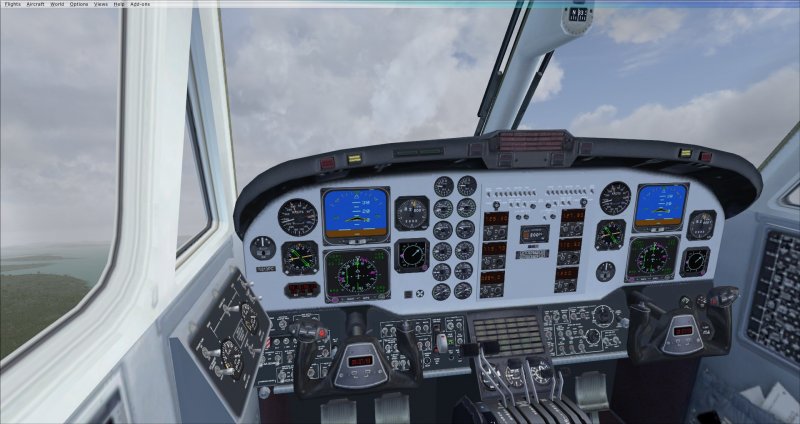 Piper 42-1000 кабина