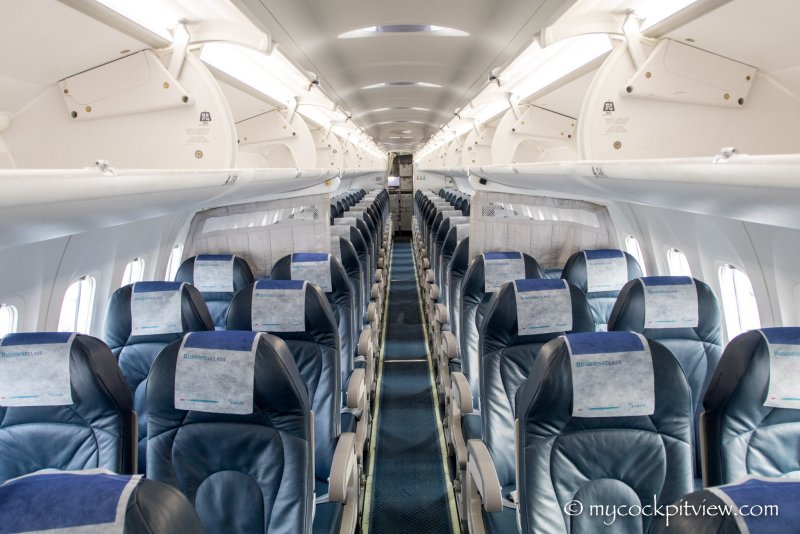 Салон самолета de Havilland DHC-8