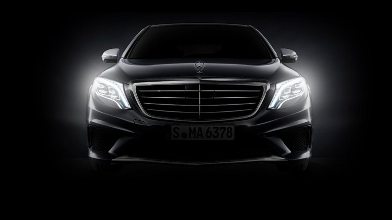 Mercedes w222 AMG обои черный
