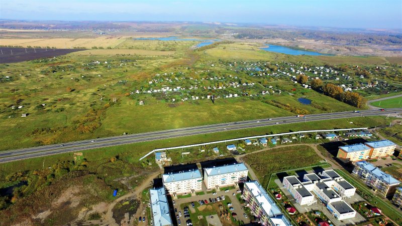 Аэроснимок местности