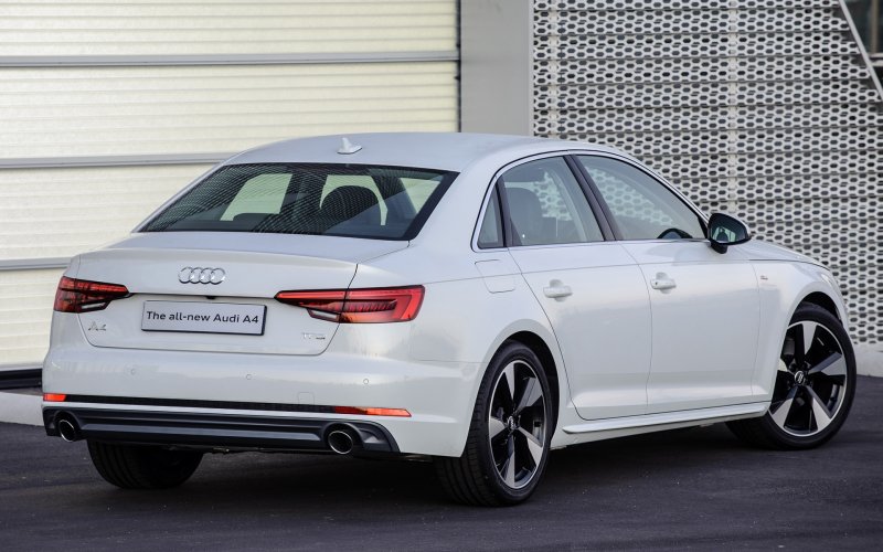 Audi a4 b9 2018 белая
