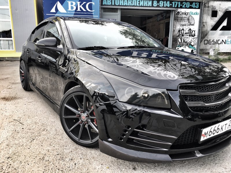Cruze Chevrolet Tuning черный