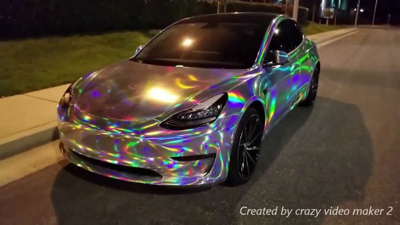 Tesla model 3 цвет хамелеон