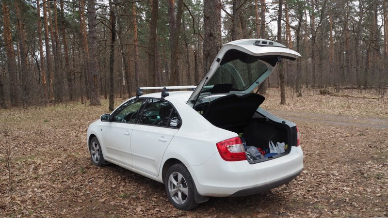 Skoda Rapid 2014 багажник