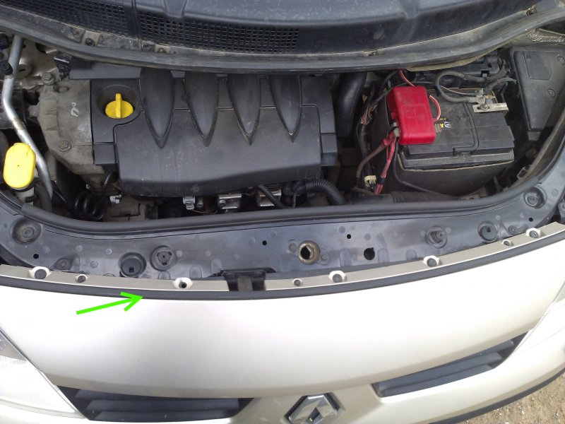 Renault Megane 1 1.6 под капотом