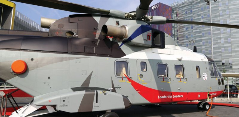 Вертолет Италии AGUSTAWESTLAND aw101