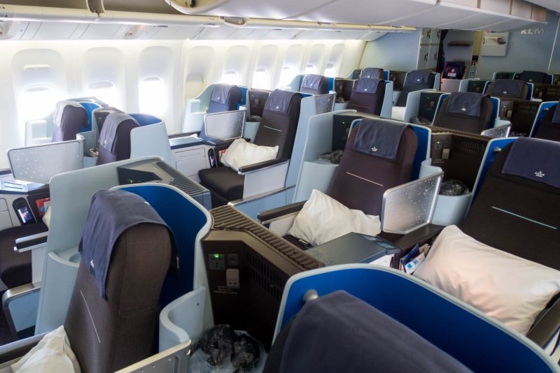 Боинг 777-200er КЛМ бизнес класс