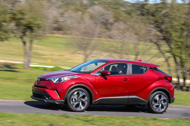 Toyota c-HR красная
