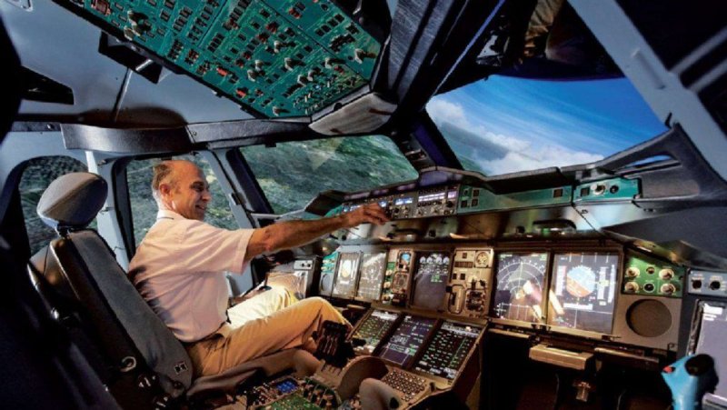 Тренажер кабина a380 Airbus