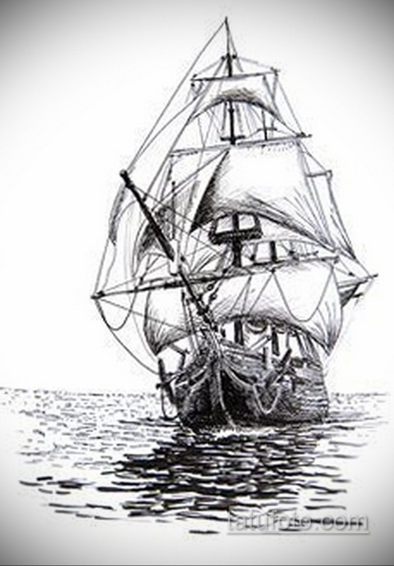 Парусник рисунок