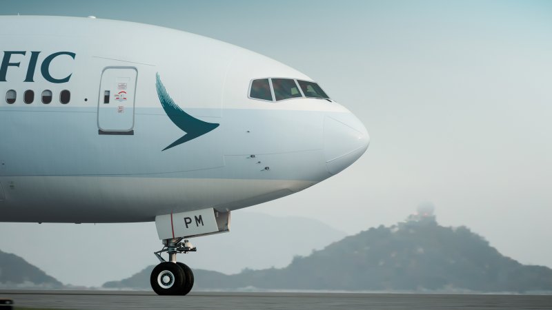 Самолёт Cathay Pacific