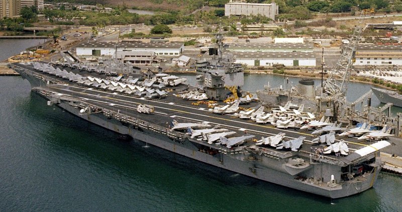 USS Enterprise CVN-65 1988