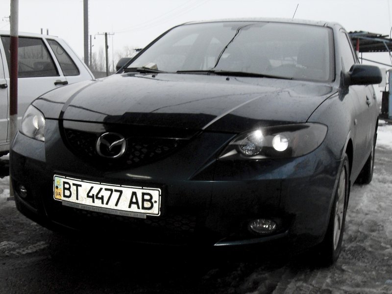 Мазда 3 2010 год черная