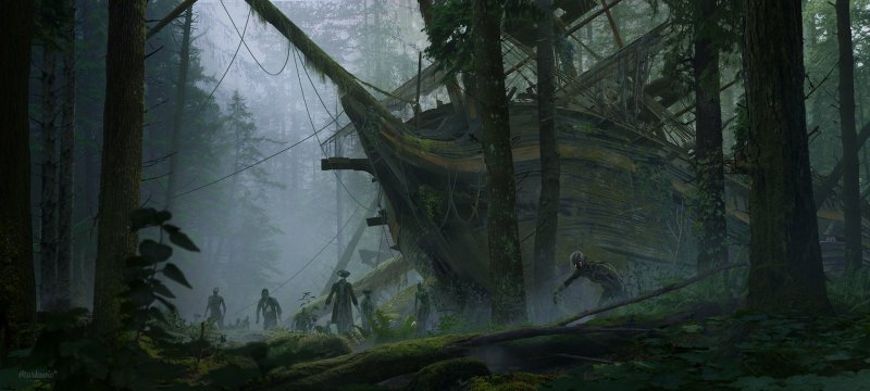 Ghost Pirate Fantasy Art