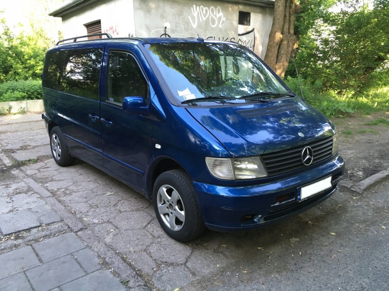 Мерседес Вито w638 белый