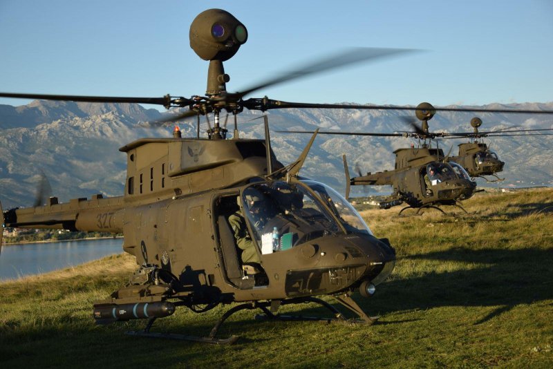 Вертолет Bell Oh-58 Kiowa