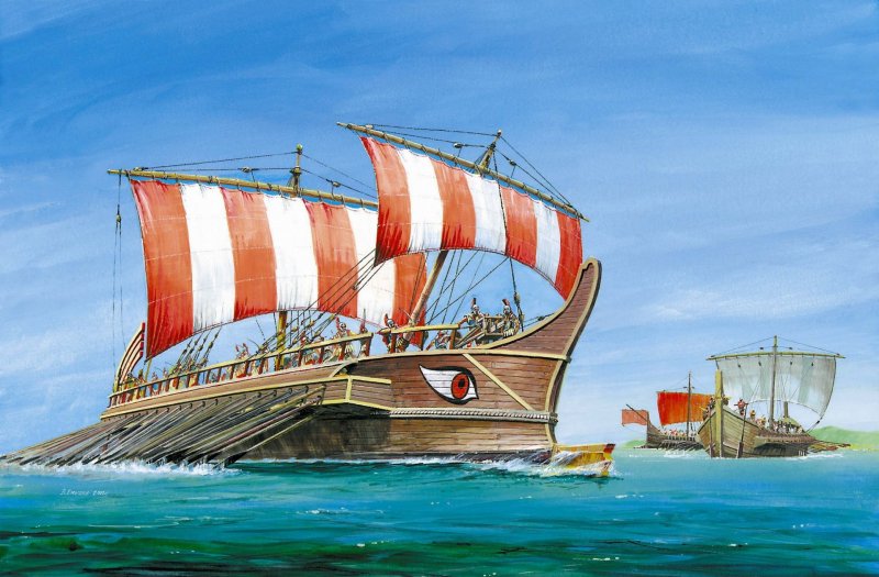 Римская трирема (Триера)