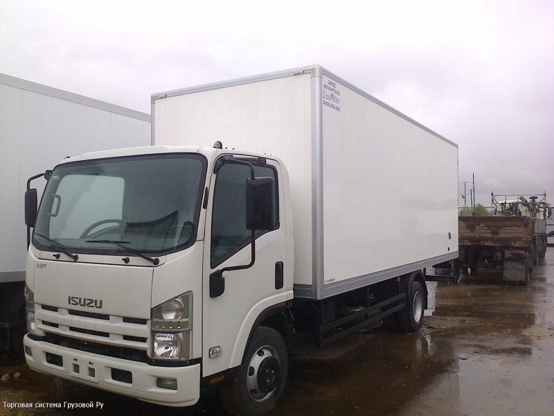 Isuzu npr75lm борт-тент