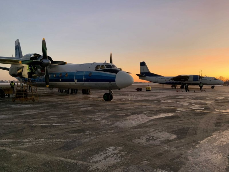 Самолет ан24 Комиавиатранс
