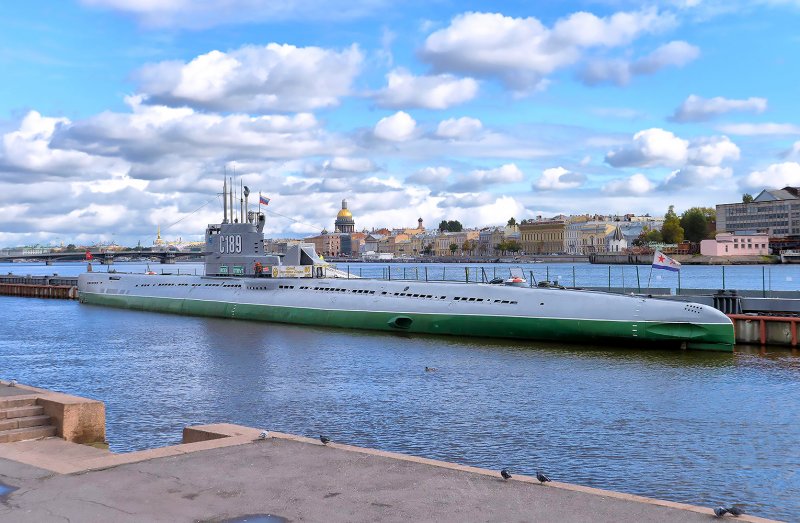 Музей подводная лодка с-189 в Санкт-Петербурге