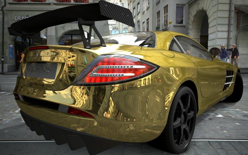 SLR MCLAREN золотой