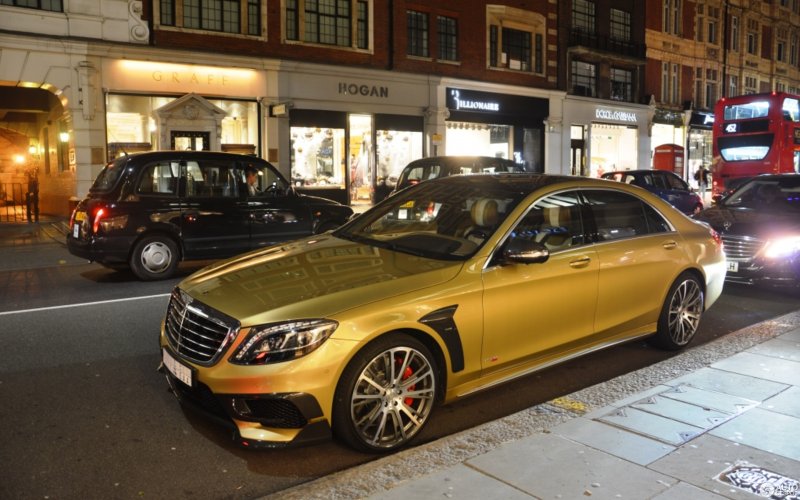 Mercedes Benz w222 Gold