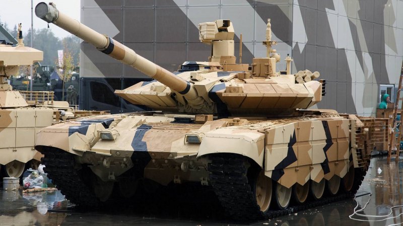 Танк т-90 МС прорыв