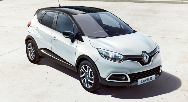 Renault Kaptur белый с черной крышей