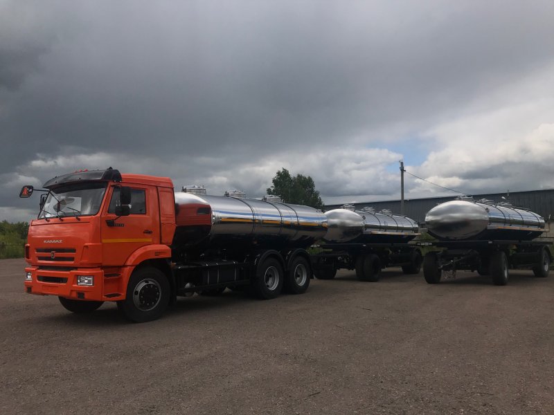 Молоковоз на шасси КАМАЗ 65207