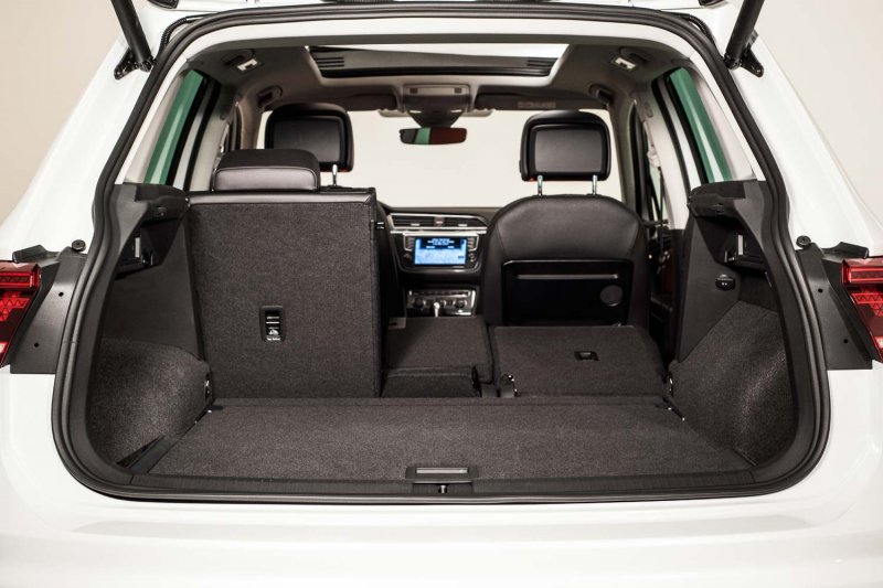 VW Tiguan 2019 багажник объем