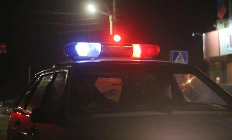 УАЗ Патриот полиция ночью