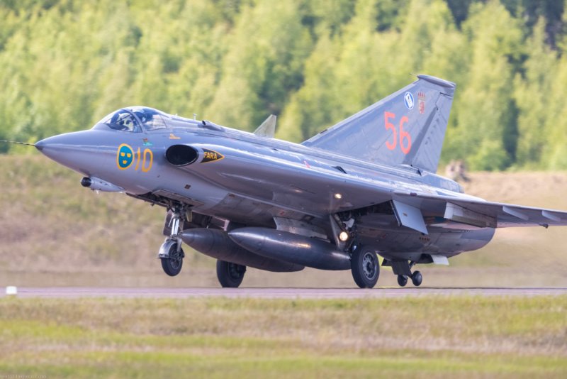 Шведский истребитель Saab j35