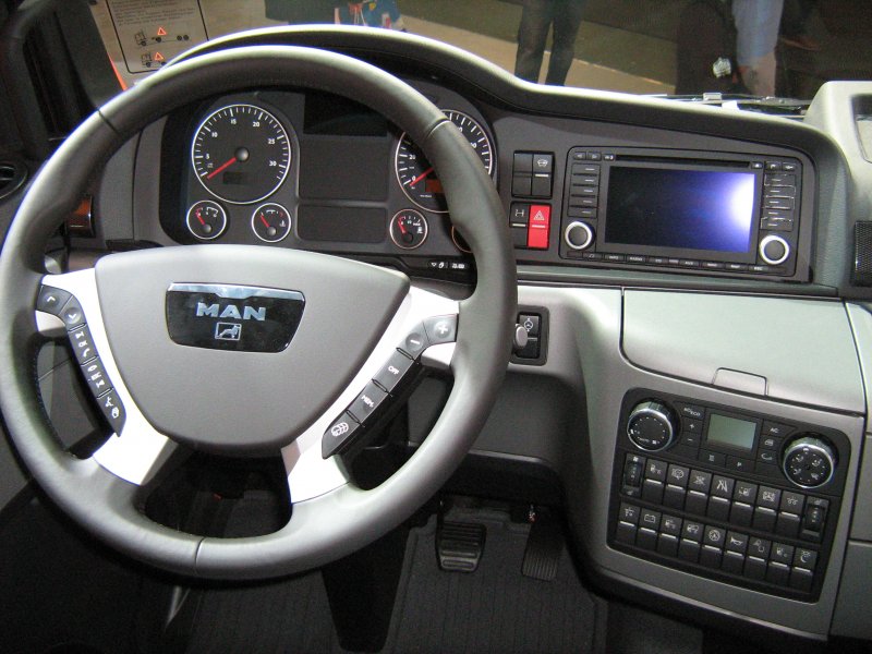 Man TGX 2007 салон