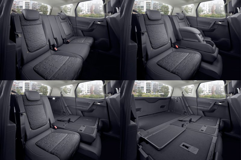 Opel Meriva 2012 трансформация задних сидений