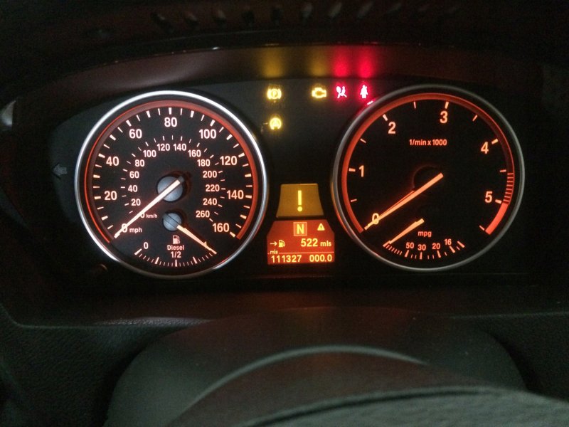 BMW e90 лампа чек