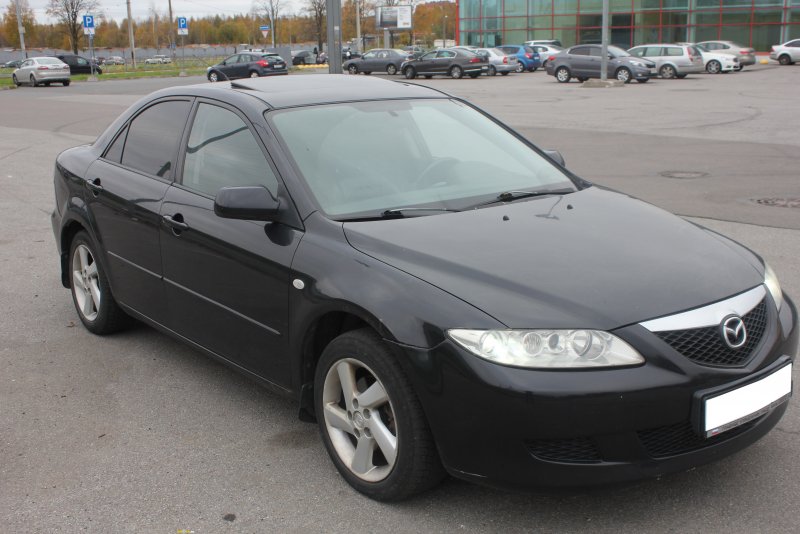 Мазда 6 2003 черная