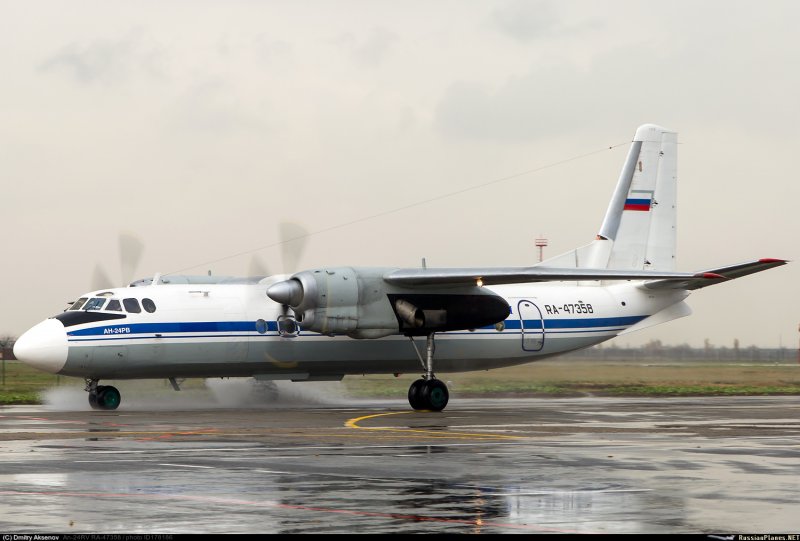 АН-24 салон Турухан