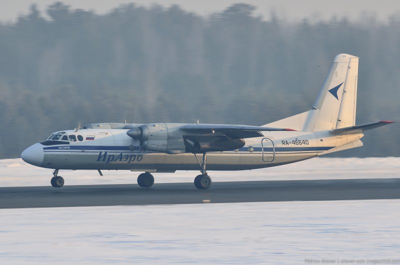 Самолет АН 24 ИРАЭРО