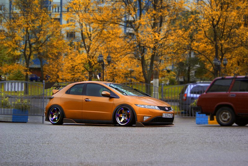 Honda Civic 5d stance