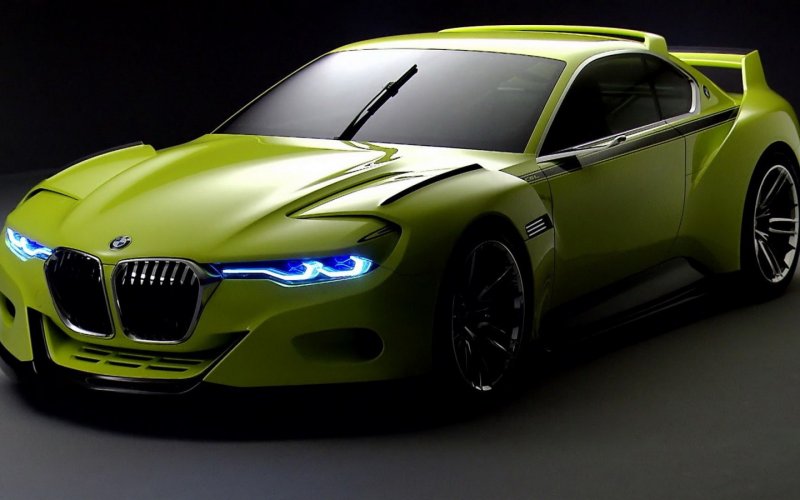 BMW 3.0 CSL hommage Concept чёрная