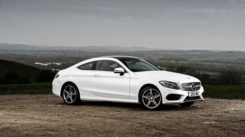 Mercedes-Benz c class Coupe 2017 белый