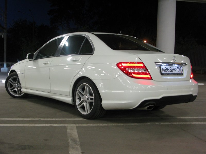 Мерседес c класс w 204 белый