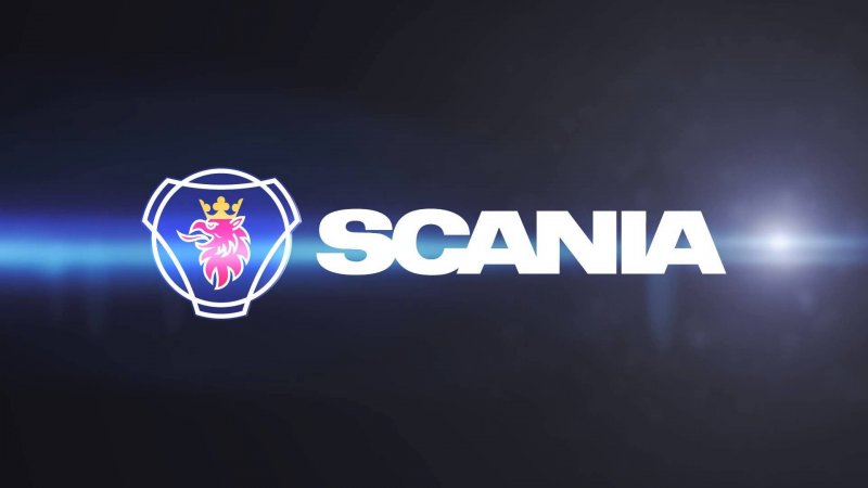 Надпись Скания