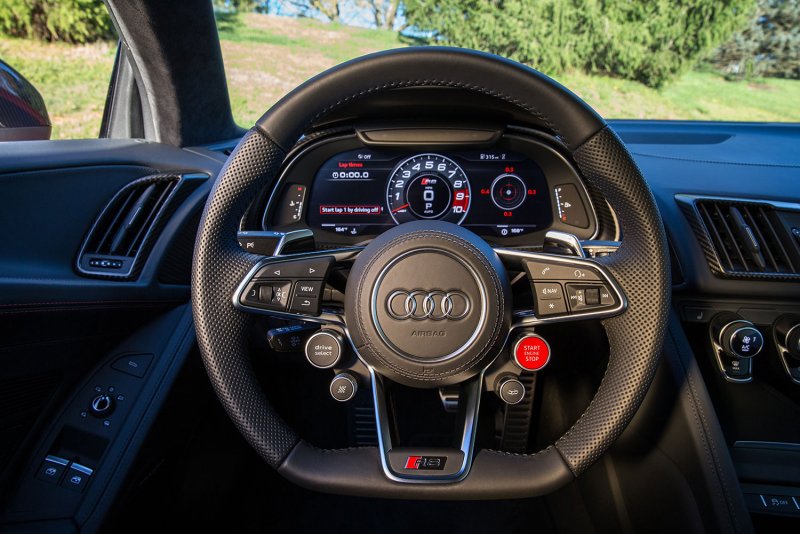Ауди r8 v10 Plus салон