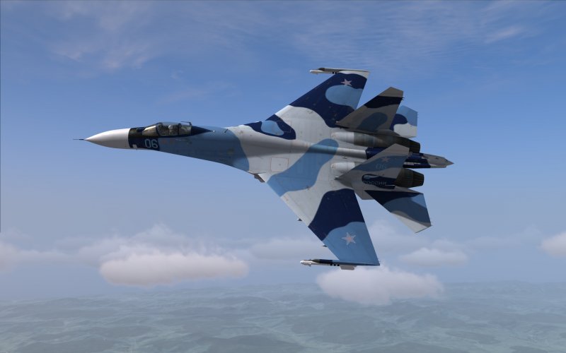 Су-27 истребитель перехват