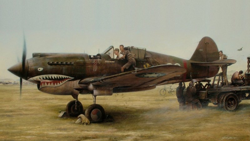 Curtiss p-40 Color