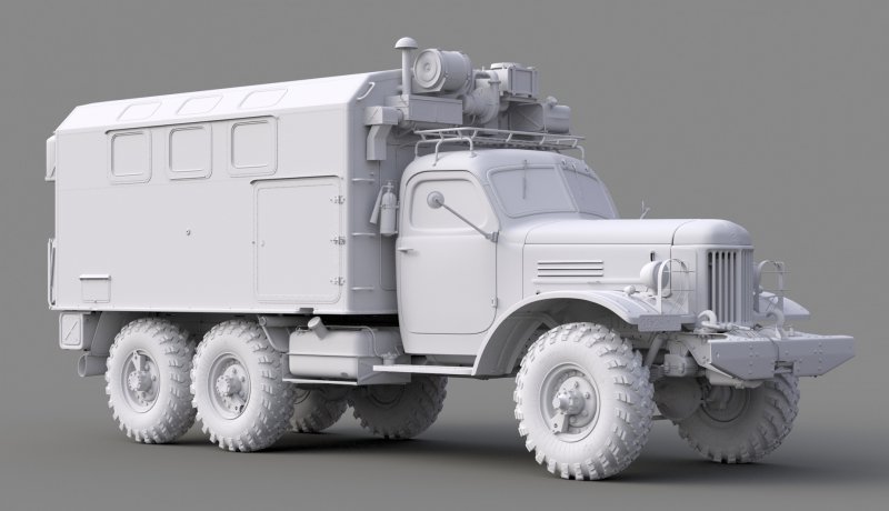 ЗИЛ-157 кунг перекачивающая станция