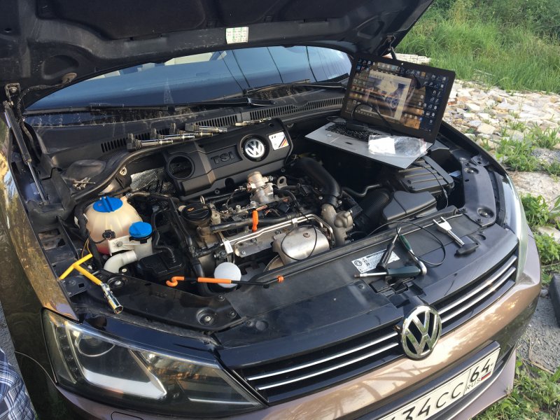 Volkswagen Jetta под капотом