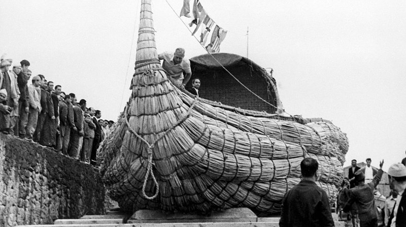 Тур Хейердал соломенная лодка