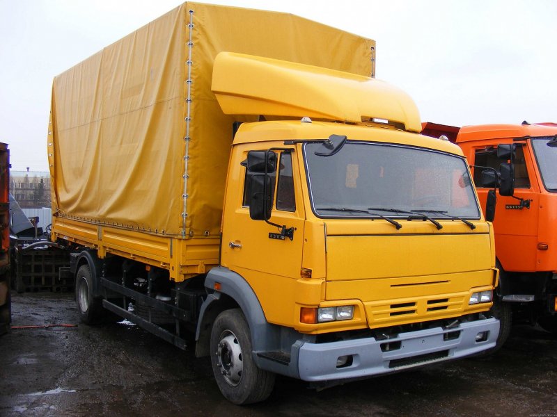 КАМАЗ 4308 желтый